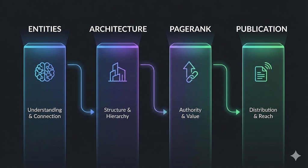 Schéma de notre méthodologie pour résoudre les problèmes d'indexation Google