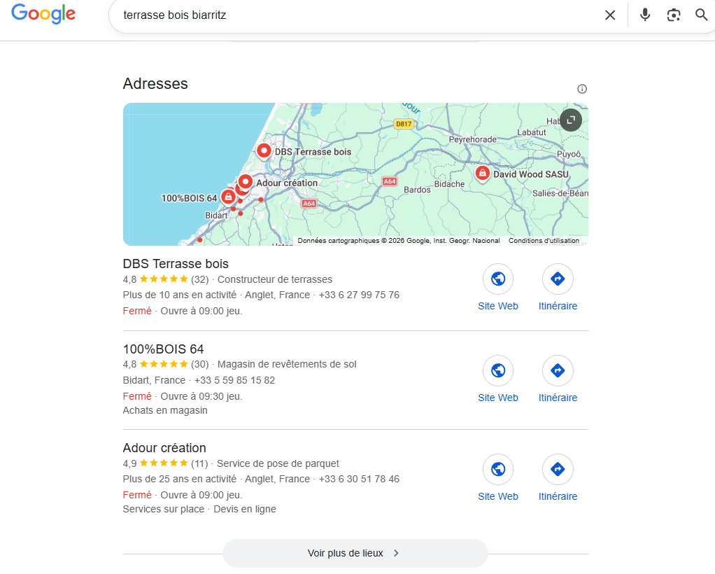 DBS Terrasse Rang 1 Local Pack